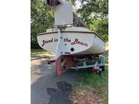 1995 Menger 19' Catboat  Click to launch Larger Image