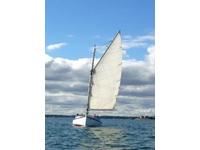 1916 26' CROSBY CATBOAT  Click to launch Larger Image