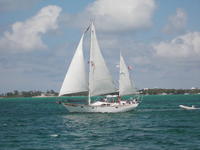 1981 Stuart Florida 45 Hardin Stay Sail Ketch
