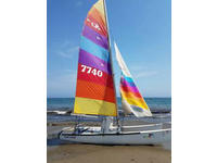 1980 San Francisco California 18 Hobie 18 foot Catamaran