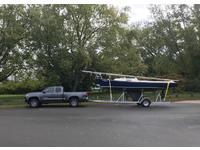 1969 Trailered New Hampshire 21 Paceship Blue Jacket