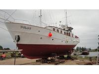 1952 Latvia  55 Germany Long range steel motorsailer trawler